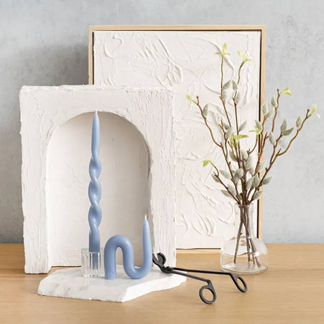 Signature Taper Dinner Candle Pack 2 French Blue (2x25cmH)