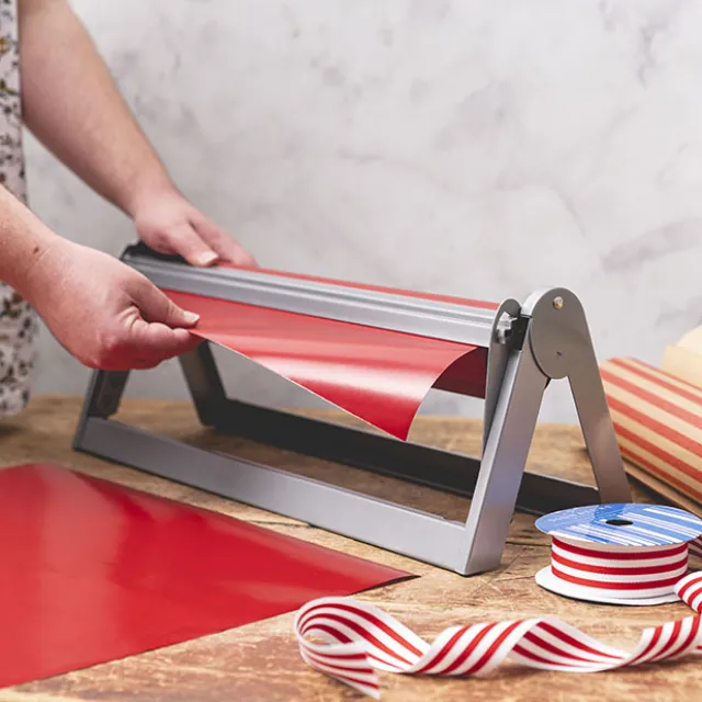 Desk Top Folding Kraft Paper Roll Dispenser 500mm