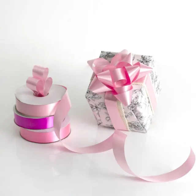 Tear Ribbon Florists Hampers Gifts Baby Pink (30mmx91m)