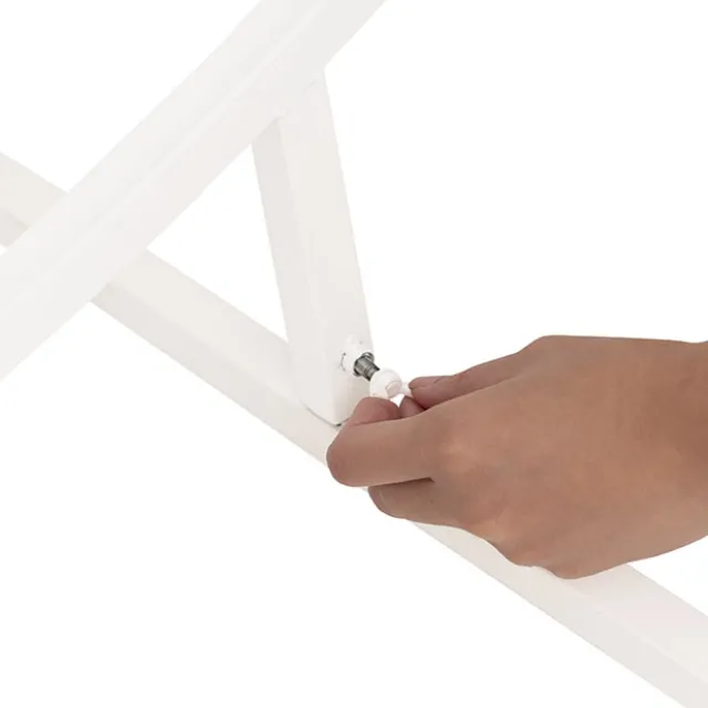 Backdrop Large Circular Frame Only White (200cmDx215cmH)