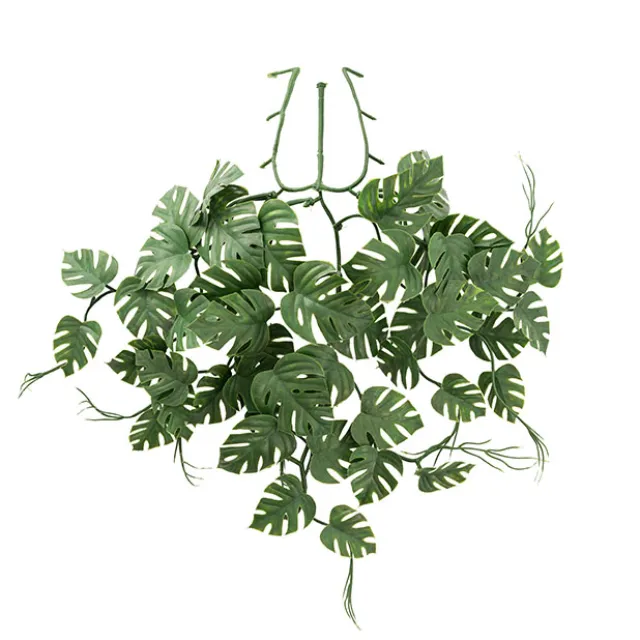 UV Treated Hanging Plant Philo Monstera Green (35cmH)