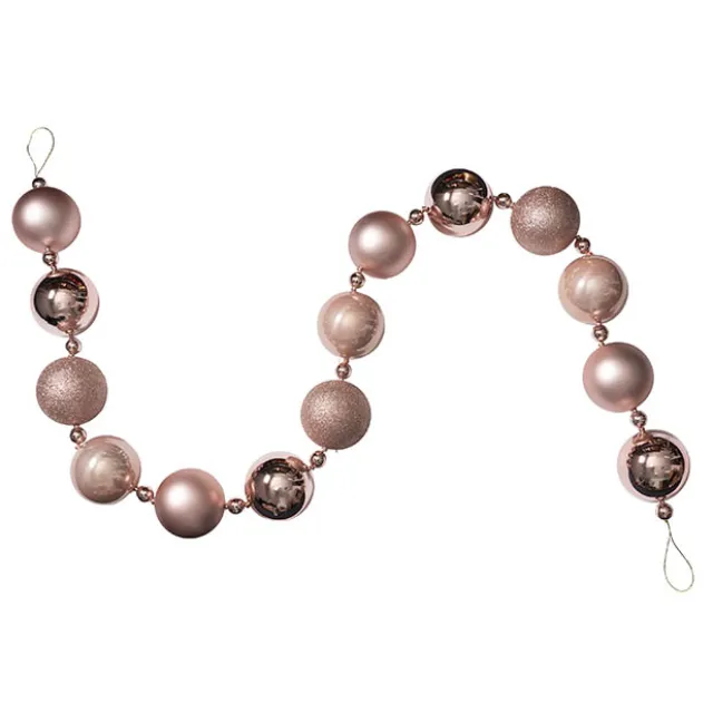 Decorative Bauble Garland Soft Pink (180cmL)