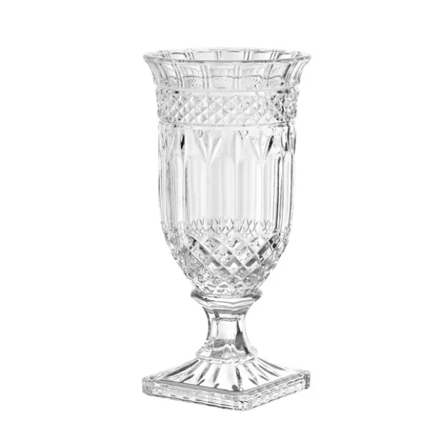 Versailles Crystal Glass Vase Clear (16Dx33cmH)