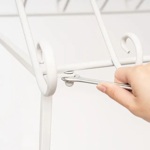 Display Cart White (113cmx56cmx171cmH)