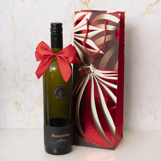 Pre-Made Bow Satin 25mm & Elastic Loop Pk6 Red (10*11cm)