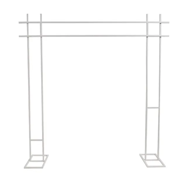 Wedding Ceremony Metal Arch Frame White (200x200cmH)