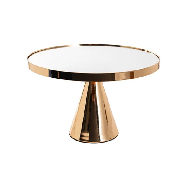 Wedding Metal Cake Display Gold (25cmDx15.5cmH)