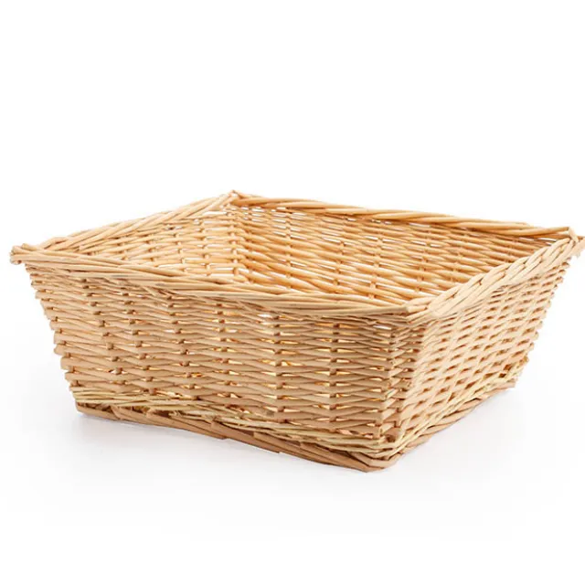 Willow Tray Square Natural (40x40x15.5cmH)