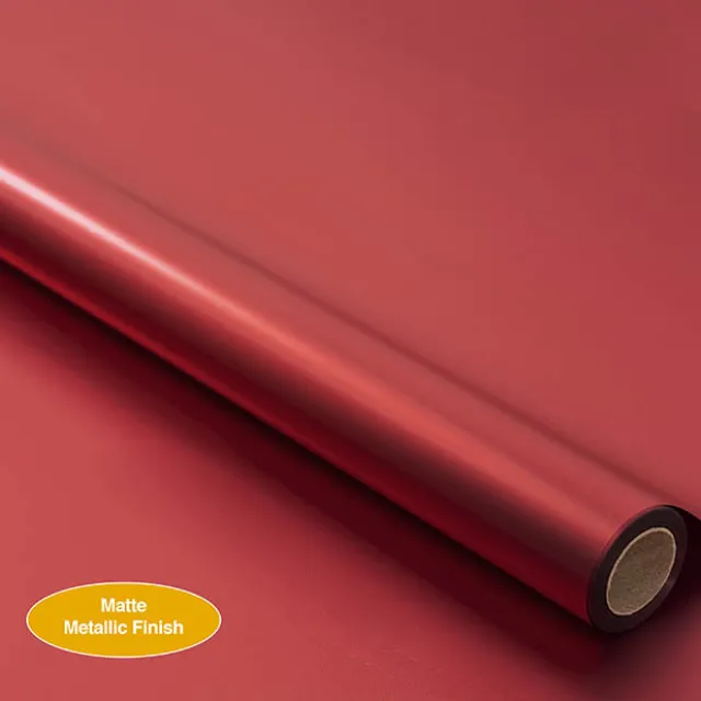 Wrapping Paper Platinum Foil Matte Red (70cmx20m)