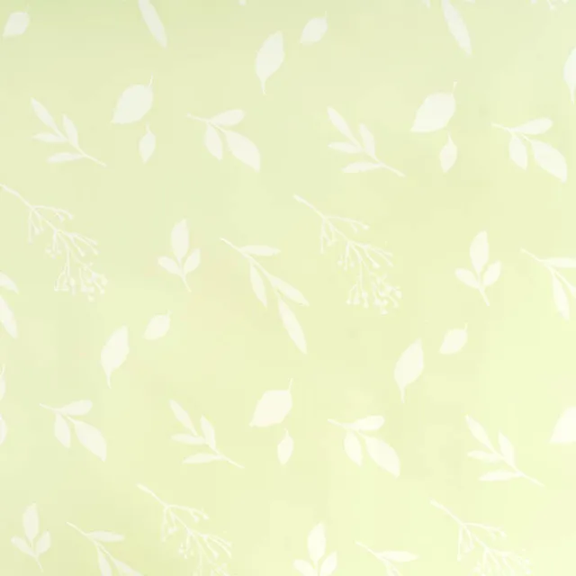 Wrapping Paper Roll Leaf Sprays Gloss Spring Green(70cmx25m)