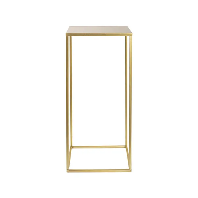 Metal Centrepiece Table Stand Set 2 Gold (65cmH & 50cmH)