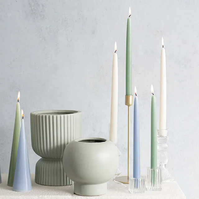 Signature Taper Dinner Candle Pack 2 Ivory (2x25cmH)