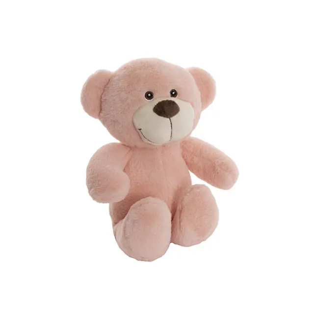 Mr Snuggles Plush Teddy Bear Pastel Peach (25cmST)