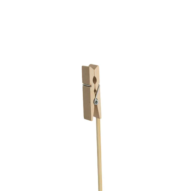 Wooden Peg Card Forks Large Size Pack 30 Natural (45cmH)