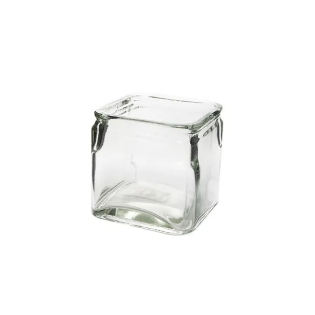 Glass Country Cube Clear (12x12x12cmH)
