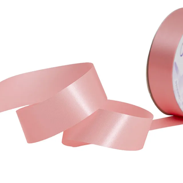 Premium Poly Florist Ribbon Satin Pink Delight(30mmx50m)