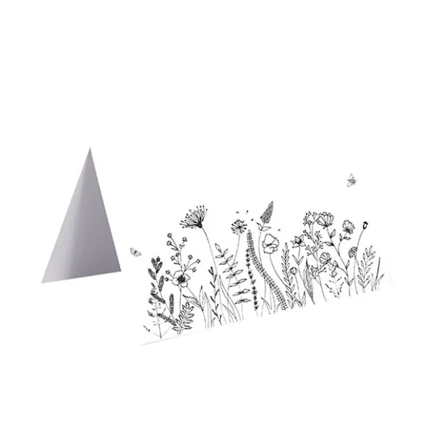 Gallery Gift Card & Envelope Drawn Flowers Pk25 (10x6.5cmH)